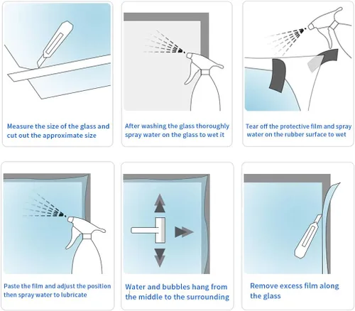 Miniatura 6 de 15% 20 pulgadas x 10 pies DIY película adhesiva profesional para ventana de tinte sin cortar rollo de película de envoltura automotriz calcomanías