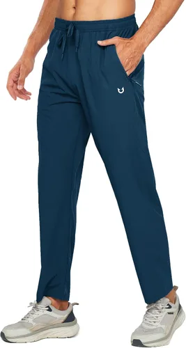 NORTHYARD Pantalones deportivos para correr para hombre, pantalones de gimnasio ligeros, pantalones de correr con dobladillo abierto