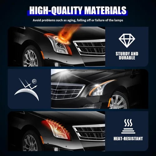 Miniatura 3 de Conjunto de faros delanteros para Cadillac ATS 2013 2014 2015 2016 2017 2018 2019 Halógeno Faro Pasajero Lado Derecho, Lámpara delantera derecha