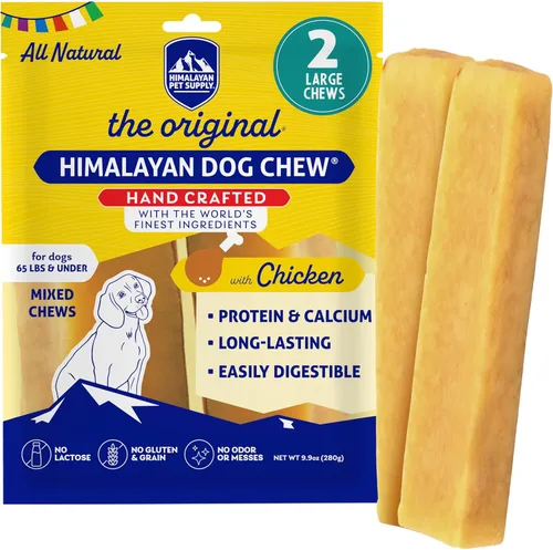 Miniatura 10 de Himalayan Dog Chew Masticables originales de queso de yak para perros, The Better-For-You, 100% natural, de larga duración, saludables y seguros