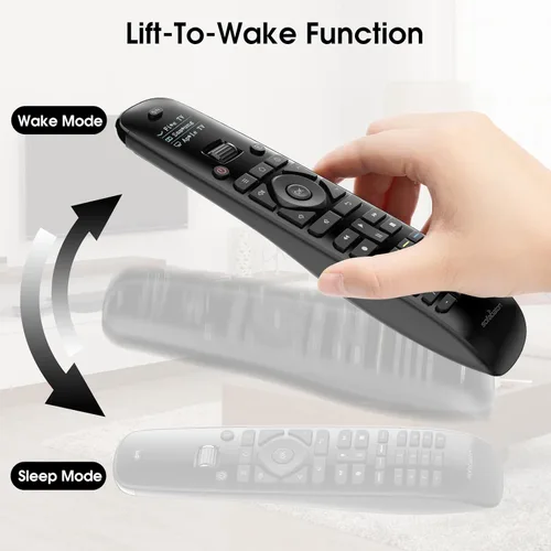 Miniatura 8 de SofaBaton Control remoto universal U2 con botón retroiluminado y rueda de desplazamiento mejorada, control remoto universal todo en uno con control