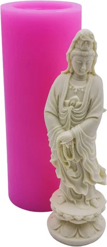 Miniatura 3 de Redxin Buddha - Molde de silicona para jabón, molde de vela para hacer jabón hecho a mano, fabricación de velas, manualidades, manualidades