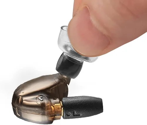 Miniatura 5 de AZLA Crystal Standard (L) - Puntas para auriculares inalámbricos - Consejos de reemplazo de auriculares con cancelación de ruido - Eartips