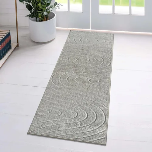Miniatura 19 de LUXE WEAVERS Alfombra de Área Moderna Geométrica de Ondas Beige 2x3