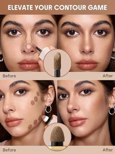 Miniatura 4 de SHEGLAM Precision Sculpt Liquid Contour Duo-Brown Sugar