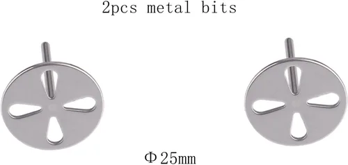 Miniatura 2 de Brocas de metal para disco de papel de lija de 0.984 in, broca de disco de lija de pedicura Mango 3/32, herramienta eléctrica de lima de pie