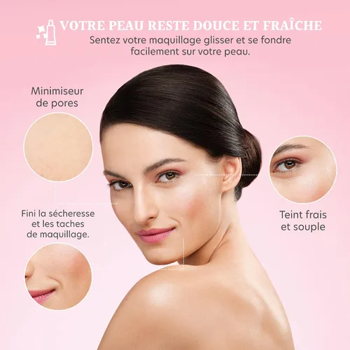 Miniatura 4 de Dermacol - Base de maquillaje satinada, imprimación facial mate para arrugas y poros, imprimación de maquillaje transparente para pieles grasas
