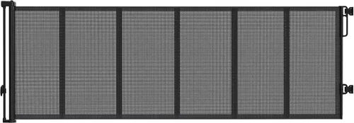 Miniatura 18 de Reinforced 120" Extra Wide Retractable Baby Gates for Stairs, Mesh Saftey Gate for Pets, 10 Foot Retractable Dog Gate, No Drilling, One-Hand