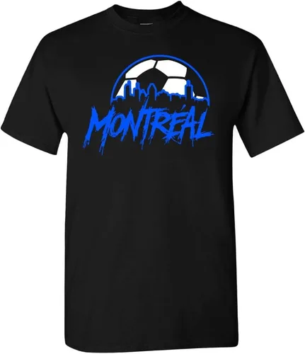 Miniatura 30 de Xtreme Apparrel Camiseta Team City Skyline para los aficionados al fútbol New York - Camisa azul marino