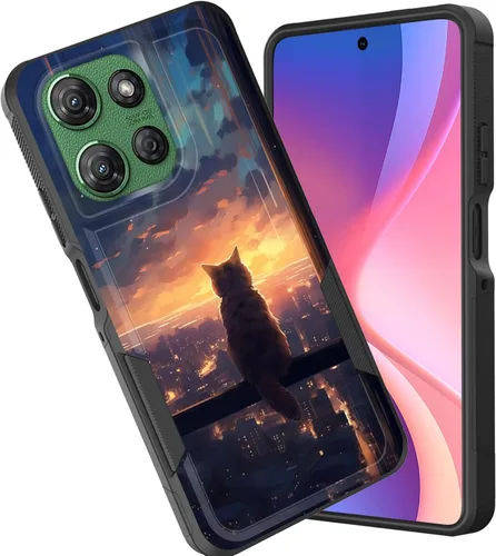 Miniatura 63 de Funda protectora para Motorola Moto G Stylus 5G 2025/Moto G Stylus 5G 2026, funda protectora híbrida de doble capa resistente a prueba de golpes