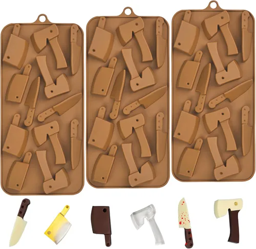 Miniatura 8 de Moldes de tira de silicona para palitos de chocolate, 1 unidad para palo de golosinas para perros, caramelos duros, galletas de barra de chocolate