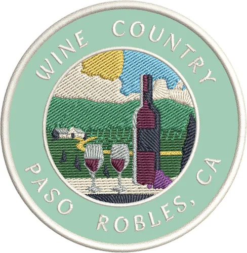 Miniatura 9 de Vinyard - Wine Country - Paso Robles, California 3.5 pulgadas bordado DIY hierro o coser parches decorativos vacaciones aventura tema novedad
