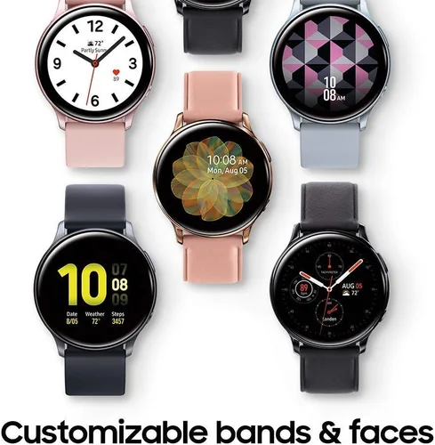 Miniatura 9 de Samsung Galaxy Watch Active 2 (1.575 pulgadas, GPS, Bluetooth) Reloj inteligente con monitoreo avanzado de salud, seguimiento de fitness y batería