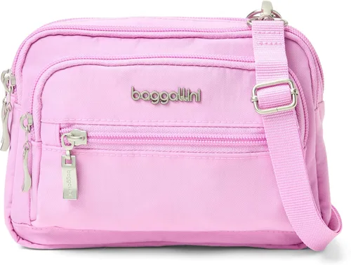 Miniatura 35 de Baggallini Bolsa cruzada pequeña con triple cremallera para mujer, 8 x 6 pulgadas, ligera, convertible