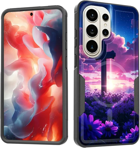 Miniatura 67 de Funda magnética para Galaxy A16 5G, [compatible con MagSafe] [protección contra caídas de grado militar] Funda resistente a prueba de golpes