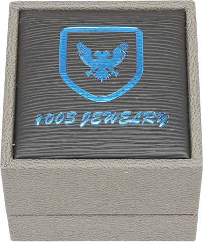 Miniatura 6 de 100S Jewelry Anillos de boda de tungsteno para hombres, de dos tonos plateados, con acabado mate ranurado dorado, talla 6 a 16
