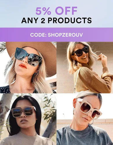 Miniatura 73 de zeroUV - Gafas de sol cuadradas retro de moda de gran tamaño para mujer estilo vintage 1.969 pulgadas