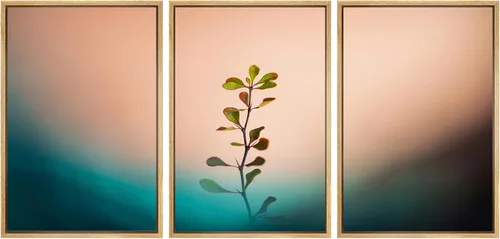 Miniatura 89 de SIGNWIN Lienzo enmarcado para pared, juego de arte nublado de tormenta, cielo, bosque otoñal, árboles, rústico, naturaleza, fotografía, realismo