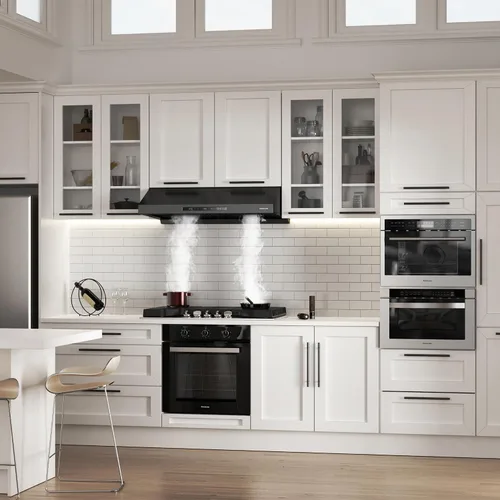 Miniatura 9 de GASLAND Master Campana extractora debajo del gabinete de 36 pulgadas, negro mate, 700 CFM para ventilador de escape de cocina de cocción de alta