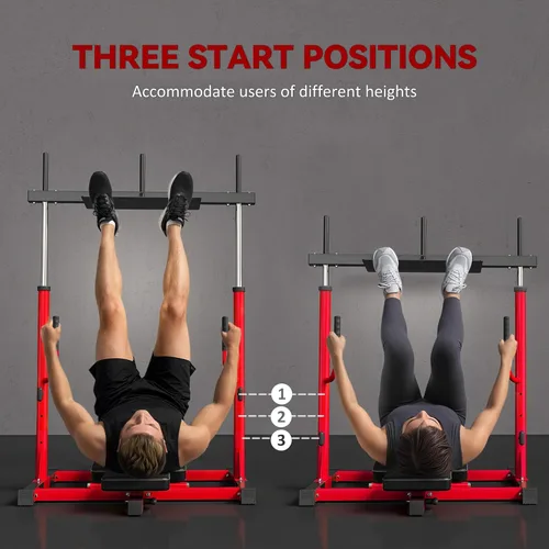 Miniatura 3 de Máquina de Prensa Vertical para Piernas Soozier, Capacidad de 660LBS, Máquina de Entrenamiento de Fuerza para Piernas con Posiciones Ajustables