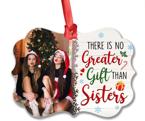 Miniatura 12 de Adorno Personalizado de Mejor Amiga - No Son Hermanas por Sangre Adornos de Cerámica Adornos de Amistad Regalos para Mejor Amiga BFF Hermana