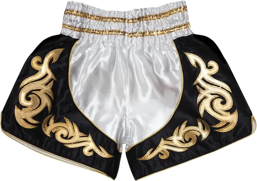 Miniatura 3 de Pantalones cortos de Muay Thai para niños (4 años a 10 años) para boxeo, kickboxing, artes marciales mixtas, entrenamiento para niños y niñas