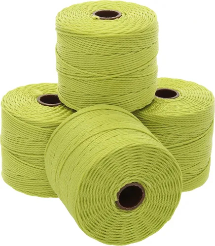 Miniatura 28 de The Beadsmith S-Lon Cordón para Cuentas – Cordón de Nylon Torcido de 0.5 mm para Ensartar, Paquete de 4, Mezcla de Neutrales Fríos, TEX210, 77