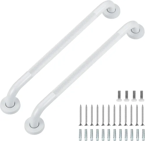 Miniatura 28 de Barras de agarre para ducha, paquete de 2 asas antideslizantes de ducha de 16 pulgadas para ancianos, barra de seguridad para ducha, barras