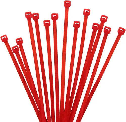 Miniatura 18 de XINGO 1000 bridas rosas de 4 pulgadas, fuerza de 18 libras, pequeñas cintas de nailon autobloqueantes