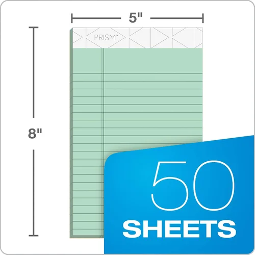 Miniatura 21 de Tops Prism Plus - Bloc legal de 5 x 8 pulgadas, perforado, gris, regla estrecha, 50 hojas por bloc de escritura, paquete de 12 (63060)