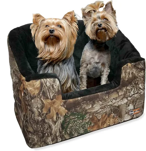 Miniatura 20 de K&H Pet Products Asiento elevador de cubo para perro, cinturón de seguridad seguro, 2 correas de seguridad, fundas lavables, asientos elevadores