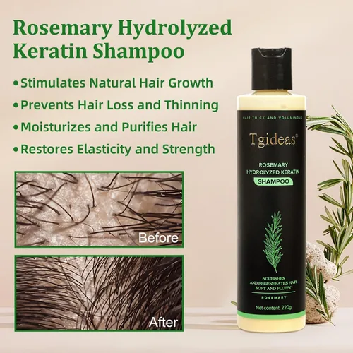 Miniatura 2 de Tgideas Champú de romero y biotina - Voluminizador, sin sulfato, para cabello fino, seco y dañado, vegano, seguro para el color, 14.8 fl oz