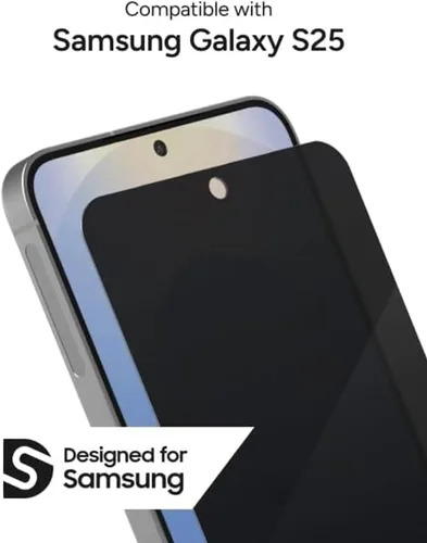 Miniatura 4 de ZAGG Fusion Privacy - Protector de pantalla antirreflejos para Samsung Galaxy S25+, polímero híbrido flexible, acabado mate, filtro de privacidad