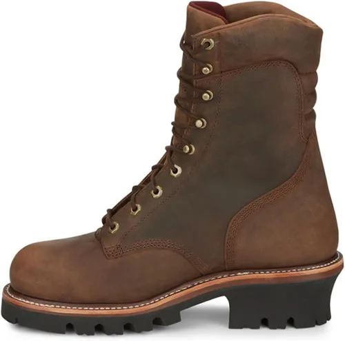 Miniatura 4 de Chippewa Bota de trabajo de leñador impermeable con cordones para hombre con puntera de acero - 59407