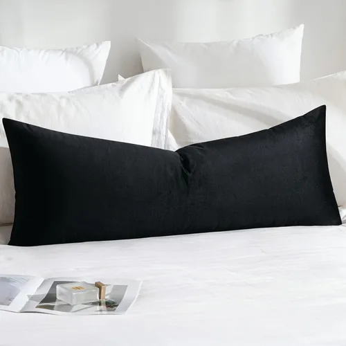 Miniatura 43 de MIULEE Funda de Almohada de Terciopelo Suave de Lujo Decorativa Funda de Cojín Decorativo Rectangular Individual para Sofá, Sillón, Dormitorio, Beige
