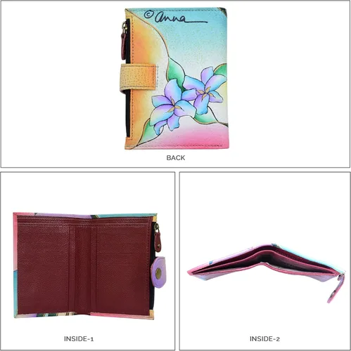 Miniatura 21 de Anna by Anuschka Cartera de mujer pintada a mano de cuero genuino para mujer