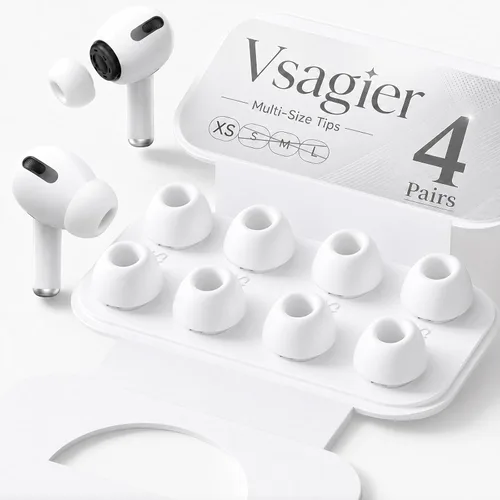 Miniatura 25 de Almohadillas de repuesto de espuma viscoelástica para AirPods Pro 1 y 2 Gen, puntas de auriculares ultra suaves con cancelación de ruido, ajuste