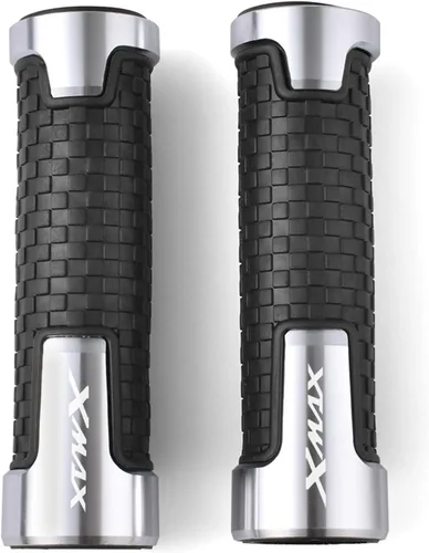 Miniatura 8 de Manillar de motocicleta para Yamaha Xmax 125 250 300 400 empuñaduras de manillar de motocicleta Agarres de aluminio cómodo y suave de goma para Azul