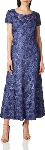 Miniatura 4 de Alex Evenings Vestido pequeño de manga larga para mujer