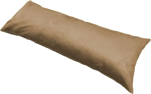 Miniatura 16 de MoonRest Funda de almohada clásica de microgamuza para el cuerpo, felpa ultrasuave, cremallera oculta de 20 x 54 pulgadas, color beige