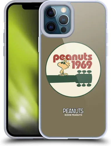 Miniatura 21 de Head Case Designs Funda de gel Woodstock 50th con licencia oficial de Peanuts Snoopy Guitar 1969 [protección de grado militar] compatible con Apple
