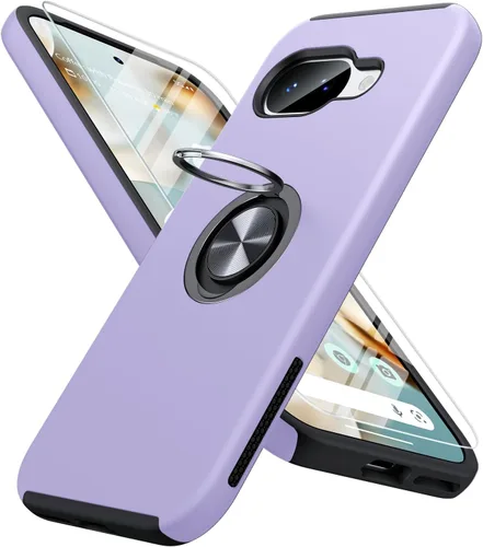 Miniatura 14 de JAME Funda para Google Pixel 7 Pro, Funda de Ajuste Delgado para Pixel 7 Pro con Soporte de Anillo Kickstand