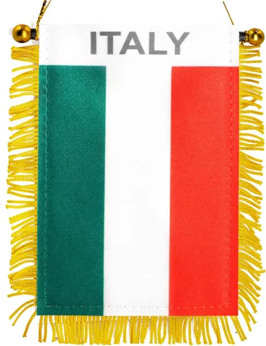 Miniatura 12 de Anley Pancarta colgante de ventana con flecos de Francia de 4 x 6 pulgadas, mini bandera con ventosa