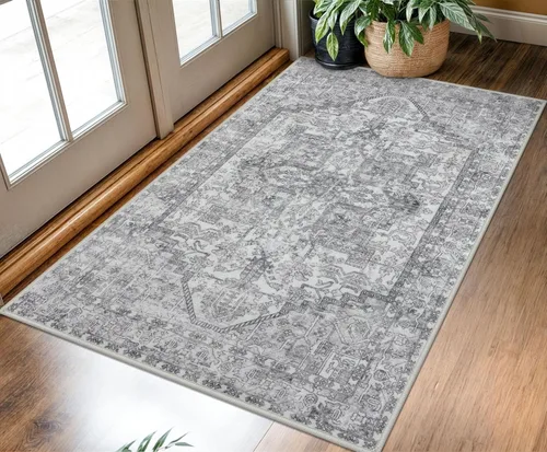 Miniatura 114 de KOZYFLY Alfombra Pequeña de Área 2x3 Pies Alfombras para Entrada Lavable Boho Alfombra de Entrada Antideslizante Tapete de Puerta Interior Entrada