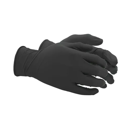 Miniatura 5 de SHOWA 7700PFT Guantes de seguridad desechables de nitrilo, libres de látex, sin polvo y sin acelerador, uso único, 4 mil, longitud de 9.5