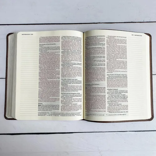 Miniatura 6 de Biblia grabada a mano con letras y láser NIV Journaling, regalo personalizado, grabado de nombre personalizado disponible