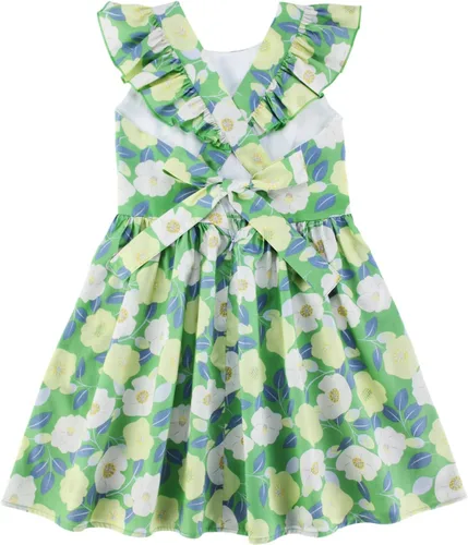 Miniatura 132 de Vestido de verano para niña, de algodón, con diseño floral