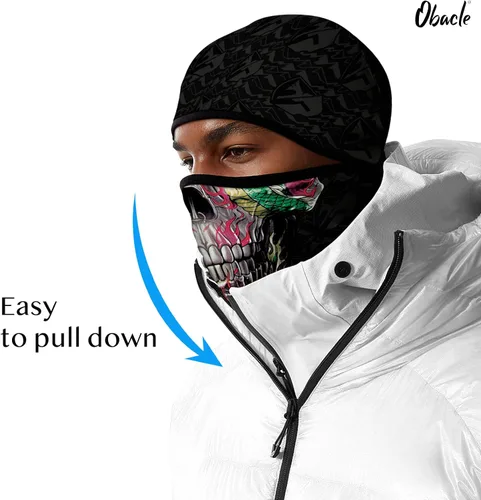 Miniatura 185 de Obacle Pasamontañas para hombres y mujeres, para invierno, clima frío, esquí, ciclismo, caza