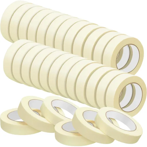 Miniatura 17 de Fainne 3 rollos de cinta adhesiva a granel de 55 yardas, cinta de uso general para aula, etiquetado, manualidades, oficina, proyectos escolares
