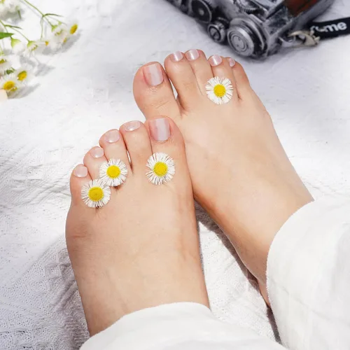 Miniatura 16 de DANNI & TONI Tiras de gel semicuradas para uñas de los pies, color burdeos (Garnet Gaze) Ojo de Gato, Calcomanías de uñas de gel Pedi Wraps 37